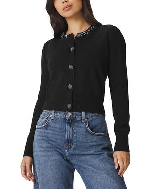 Splendid Montana Crewneck Cardigan Jumper - Black