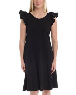 Wilt Ruffle Shoulder Tank Dress - Black