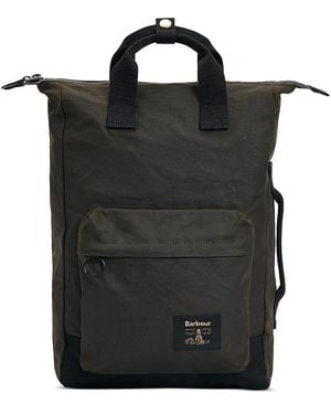 Barbour Field Wax Backpack - Black