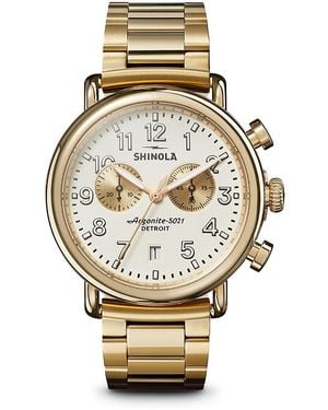 Shinola Runwell 2 Eye Chronograph, 41Mm - Metallic