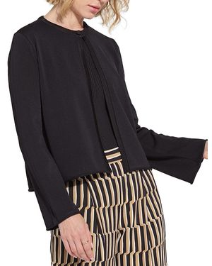 Lyssé Allegra Flyaway Cardigan - Black