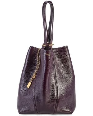 Chloé Medium Spin Tote - Purple