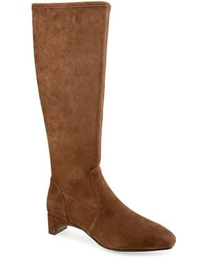 Gentle Souls Namaste Stretch Suede Knee High Boots - Brown