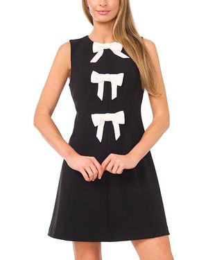 Cece Bow Mini Dress - Black
