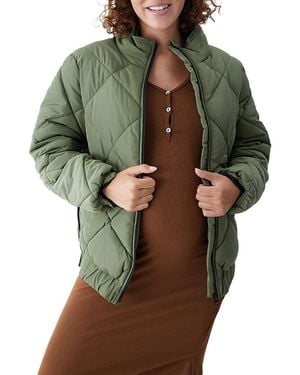 Ingrid & Isabel Grow With You Puffer Jacket - Green