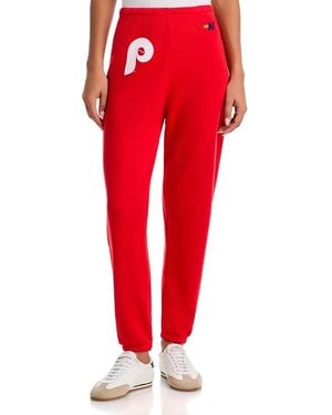 Aviator Nation Philadelphia Phillies 2026 Graphic Sweatpants - Red