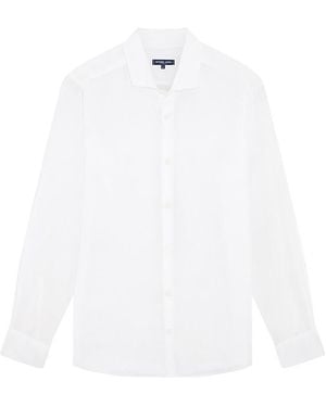 Frescobol Carioca Antonio Linen Shirt - White
