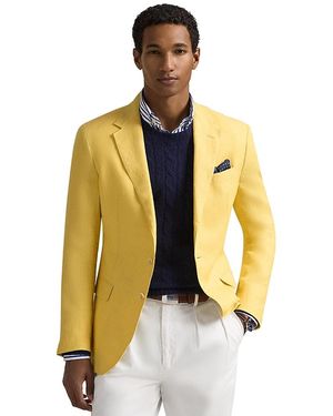 Polo Ralph Lauren Polo Tailored Linen Suit Jacket - Metallic