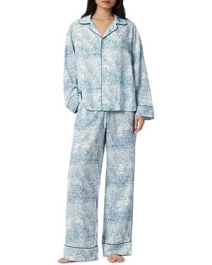 AllSaints Maude Pajama Set - Blue