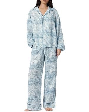 AllSaints Maude Pajama Set - Blue
