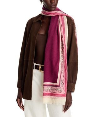 Echo Embroidered Rug Wool Wrap