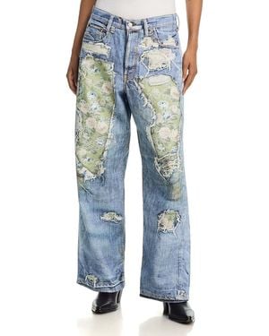Acne Studios Trompe-L'Il 1981 Jeans - Blue
