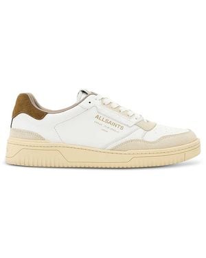 AllSaints Regan Lace Up Low Top Sneakers - White