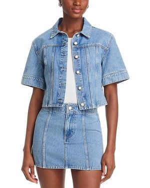 Veronica Beard Malcom Denim Jacket - Blue