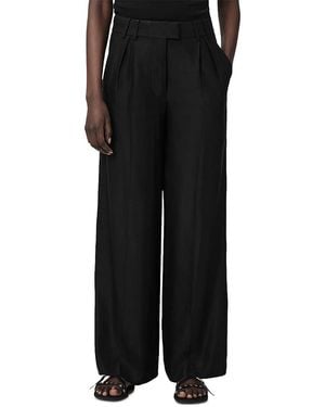 AllSaints Charley Wide Leg Pants - Black