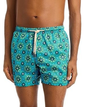 Peninsula 5.5 Drawstring Swim Shorts - Blue