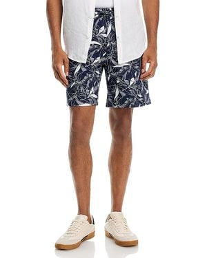 Michael Kors Explore 8.5 Floral Beach Shorts - Blue