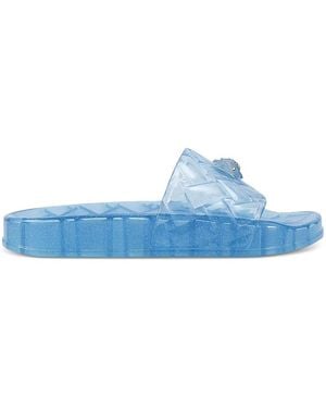 Kurt Geiger Jelly Meena Slides - Blue