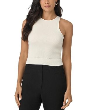 Toccin Avery Racer Tank Top - White