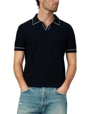 Joe's Jeans Jimmy Regular Fit Short Sleeve Polo Sweater - Black