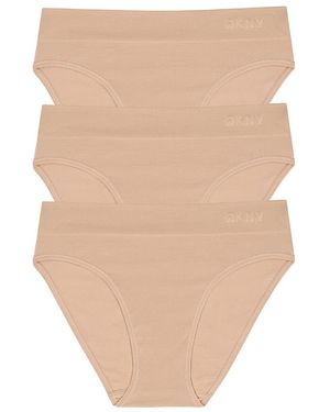DKNY Seamless Litewear Bikini 3Pk - Natural