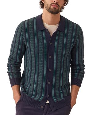 Marine Layer Arthur Cardigan Sweater - Blue