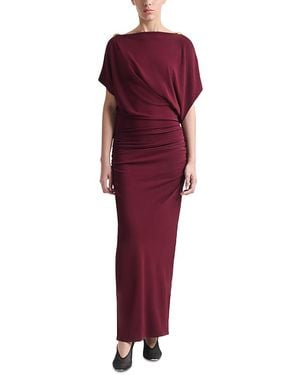 Altuzarra Brina Ruched Dress - Red