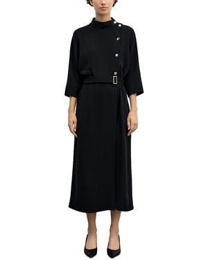 Gerard Darel Capu Belted Dress - Black