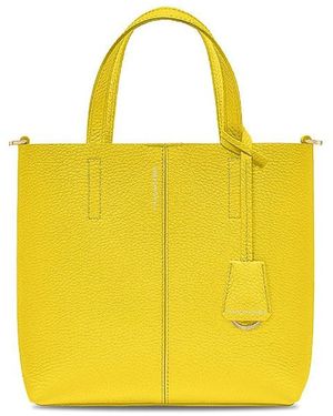 Maison De Sabre Small Leather Soft Tote - Yellow