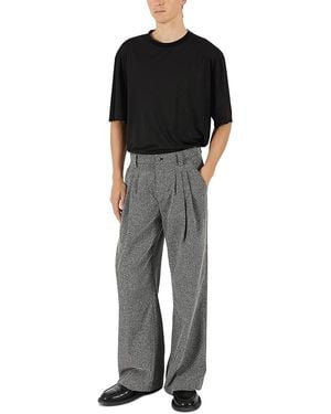 KROST Triple Pleated Static Pants - Black