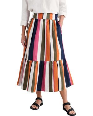 Seasalt Cornwall Cranesbill Skirt - White