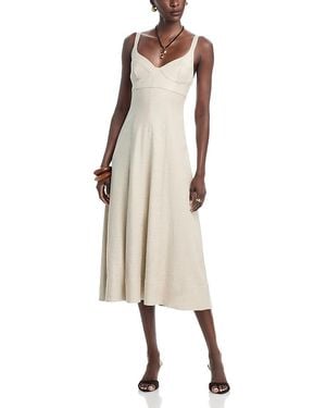 Toccin Arya Bustier Midi Dress - Natural