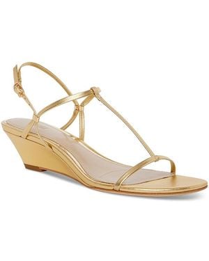 PAIGE Daryn Wedge Sandals - Natural