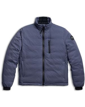 Canada Goose Lodge Logo Patch Zip Panel Jacket - Blue