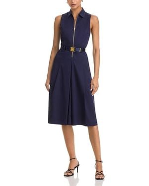 L'Agence Kylo Belted Shirtdress - Blue