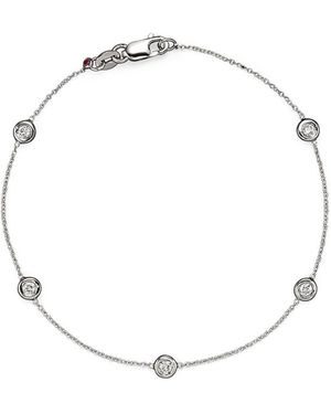 Roberto Coin 18K Bezel Diamond Bracelet - White
