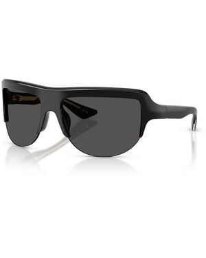 KHAITE Oliver Peoples X Wraparound Sunglasses, 64Mm - Black