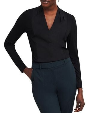 Hobbs Mel Satin Top - Black