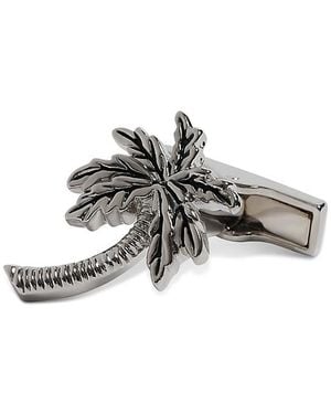 Ted Baker Palmiie Palm Tree Cufflinks & Lapel Pin - Metallic