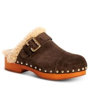 Chloé Jeannette Clogs - Brown