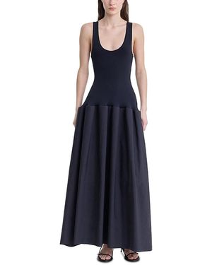 FFORME Marina Flared Volume Tank Dress - Black