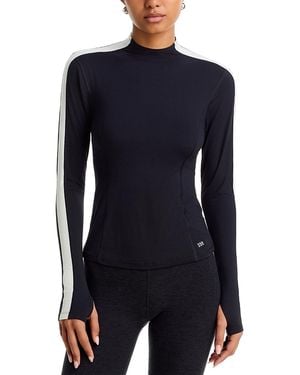 Splits59 Isabelle Mock Neck Top - Blue