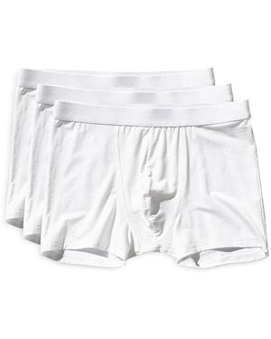 CDLP Mid Waist Elastic Waistband Logo Boxer Briefs, Pack Of 3 - White