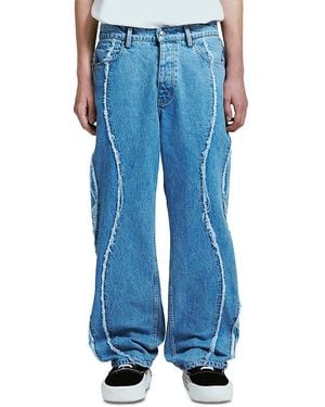 NAHMIAS Stone Wash Ollie Baggy Jeans - Blue