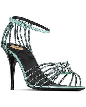 Saint Laurent Babylone Sandals - Metallic