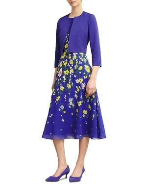 Hobbs Elize Tweed Jacket - Blue