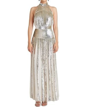 Temperley London Filigree Dress - Metallic