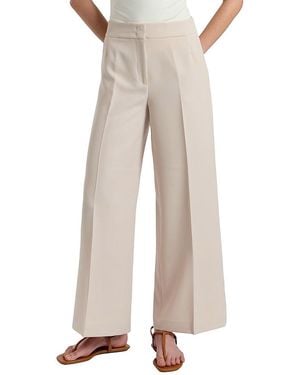 Santorelli Thea Wide Leg Cropped Pant - Natural