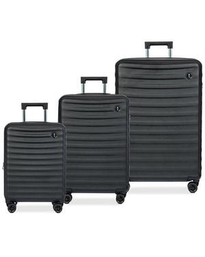 Bric's By Nausicaa 3 Pc Spinner Suitcase Set - Black
