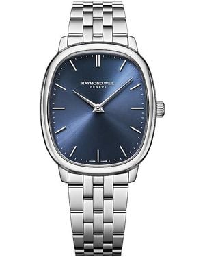 Raymond Weil Toccata Heritage Mechanical Bracelet Watch, 33Mm X 38Mm - Blue